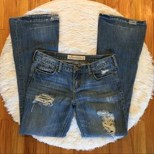 Hollister Cali Flare Distressed Jeans 7R (30x31)